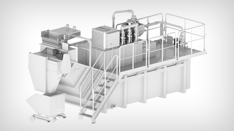 Anwendungsbeispiel Zentrale Filteranlagen mit Hydrozyklontechnik - KNOLL Maschinenbau GmbH