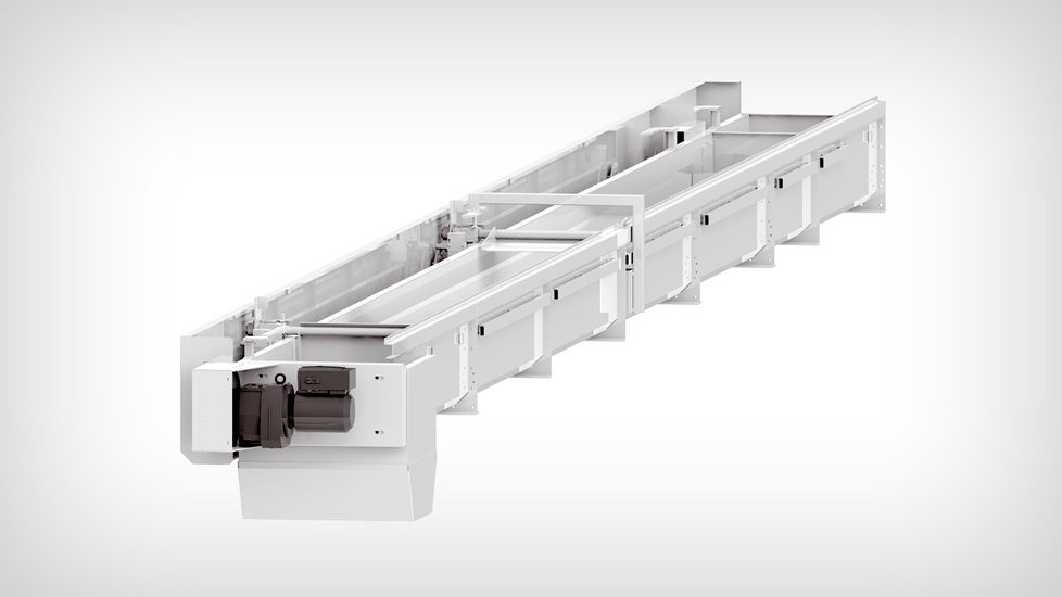 Förderanlage Zugklappenförderer ZK - KNOLL Maschinenbau GmbH 