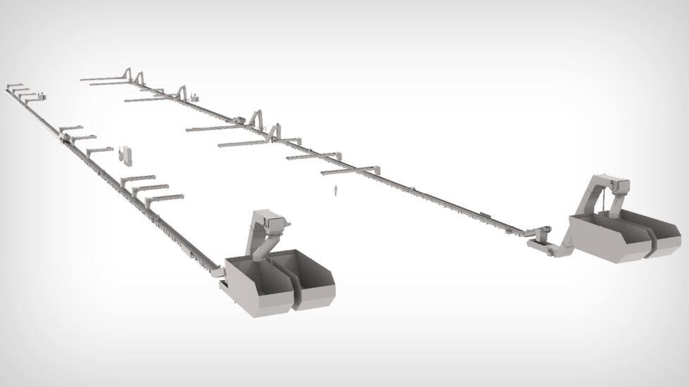 Anwendungsbeispiel Systeme mit Sammelförderer - KNOLL Maschinenbau GmbH