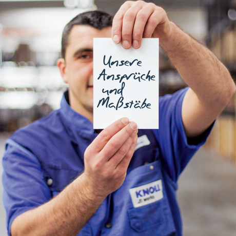Ansprüche und Maßstäbe - KNOLL Maschinenbau GmbH