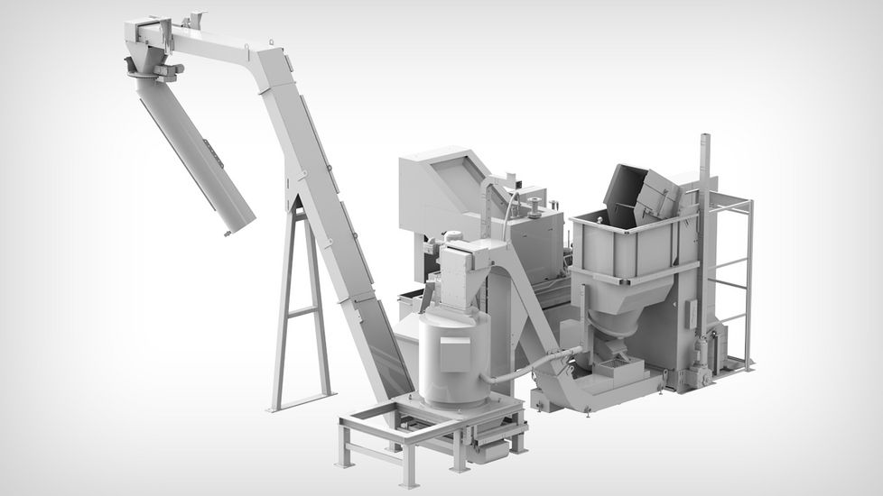 Anwendungsbeispiel Systeme zur Späneaufbereitung - KNOLL Maschinenbau GmbH