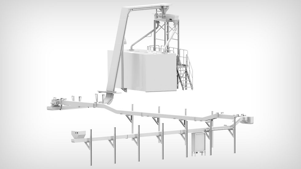 Anwendungsbeispiel Systeme mit Sammelförderer - KNOLL Maschinenbau GmbH