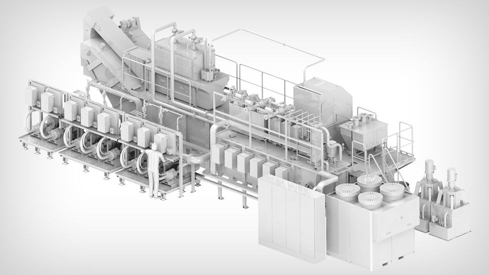 Anwendungsbeispiel Zentrale Filteranlagen mit Hydrozyklontechnik - KNOLL Maschinenbau GmbH